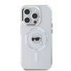 Karl Lagerfeld IML Karl Head Metal Frame MagSafe tok iPhone 15 Pro át-3666339284060 2 kép
