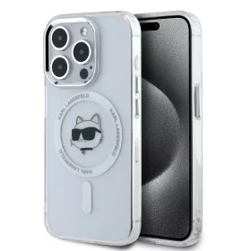  iPhone 15 Pro Átlátszó Karl Lagerfeld IML Choupette Head Metal Fra-3666339284206 1 kép