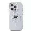  iPhone 15 Pro Átlátszó Karl Lagerfeld IML Choupette Head Metal Fra-3666339284206 2 kép