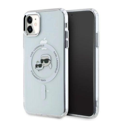 Karl Lagerfeld IML K&CH Fejek Fémkeretes MagSafe tok iPhone 11 Átlá-3666339284220 1 kép