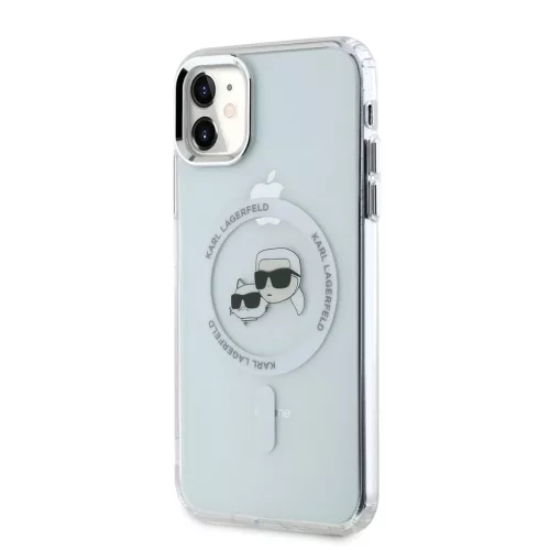 Karl Lagerfeld IML K&CH Fejek Fémkeretes MagSafe tok iPhone 11 Átlá-3666339284220 2 kép