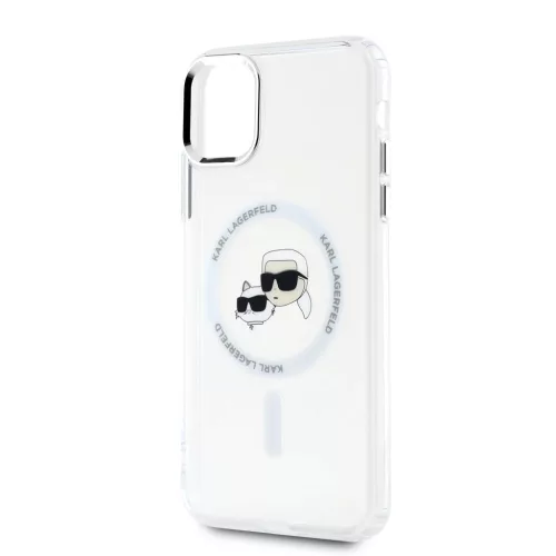 Karl Lagerfeld IML K&CH Fejek Fémkeretes MagSafe tok iPhone 11 Átlá-3666339284220 3 kép