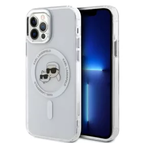 Karl Lagerfeld IML K&CH Heads Metal Frame MagSafe tok iPhone 12/12 Pro-3666339284237 1 kép