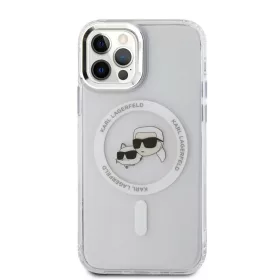 Karl Lagerfeld IML K&CH Heads Metal Frame MagSafe tok iPhone 12/12 Pro-3666339284237 2 kép
