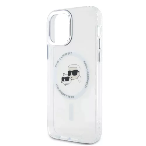 Karl Lagerfeld IML K&CH Heads Metal Frame MagSafe tok iPhone 12/12 Pro-3666339284237 4 kép