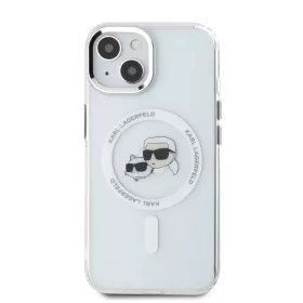 Karl Lagerfeld IML K&CH Heads Metal Frame MagSafe tok iPhone 14-hez, �-3666339284282 2 kép