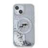 Karl Lagerfeld Liquid Glitter Karl és Choupette Heads MagSafe iPhone -3666339285449 2 kép