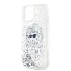 Karl Lagerfeld Liquid Glitter Choupette Head MagSafe tok iPhone 15-hö-3666339285722 4 kép