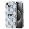 iPhone 15 Átlátszó Karl Lagerfeld IML Electroplated Choupette Head -3666339286286 1 kép