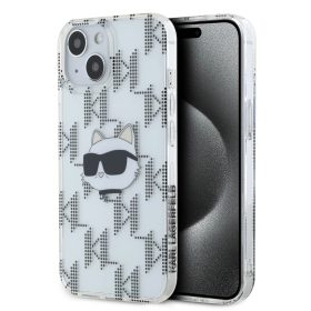 iPhone 15 Átlátszó Karl Lagerfeld IML Electroplated Choupette Head -3666339286286 1 kép