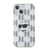 iPhone 15 Átlátszó Karl Lagerfeld IML Electroplated Choupette Head -3666339286286 2 kép