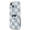 iPhone 15 Átlátszó Karl Lagerfeld IML Electroplated Choupette Head -3666339286286 3 kép