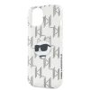 iPhone 15 Átlátszó Karl Lagerfeld IML Electroplated Choupette Head -3666339286286 4 kép