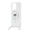  iPhone 15 Pro Max átlátszó Karl Lagerfeld IML Crossbody Choupette -3666339287153 3 kép