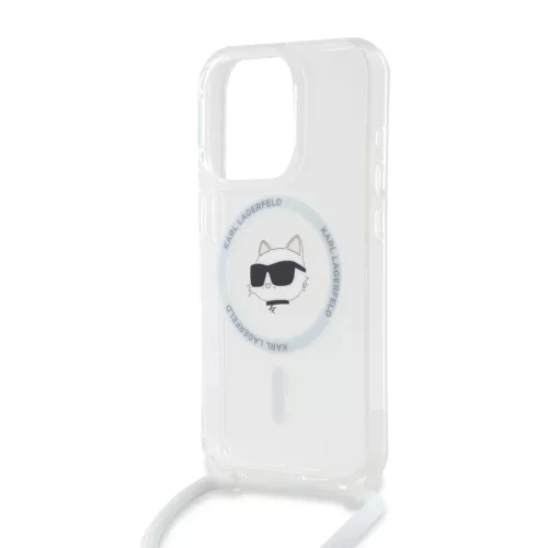  iPhone 15 Pro Max átlátszó Karl Lagerfeld IML Crossbody Choupette -3666339287153 3 kép