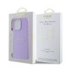 Guess PU Grained Classic Logo MagSafe tok iPhone 16 Pro Max Lila-3666339303686 6 kép
