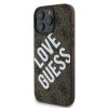 Guess PU Leather 4G Big Love Logo MagSafe tok iPhone 16 Pro Max barna-3666339304584 3 kép