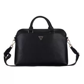   Guess PU Grained Triangle Logo Laptop Táska 13-15" Fekete