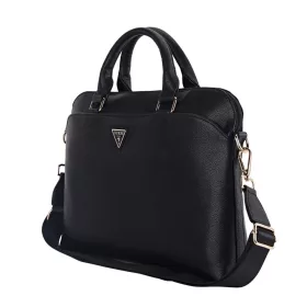 Guess PU Grained Triangle Logo Laptop Táska 13-15" Fekete-3666339310325 2 kép