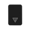 Guess PU Grained Triangle Logo MagSafe Powerbank 5000mAh Fekete