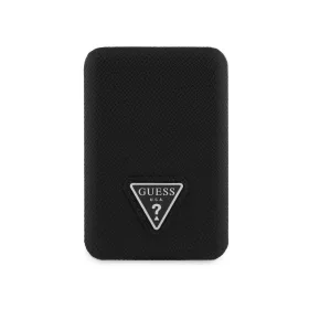Guess PU Grained Triangle Logo MagSafe Powerbank 5000mAh Fekete-3666339310493 1 kép