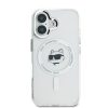 Karl Lagerfeld IML Choupette Head Fém Keretes MagSafe Tok iPhone 16 �-3666339318086 2 kép