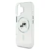  iPhone 16 Plus átlátszó Karl Lagerfeld IML K&CH Heads Metal Frame -3666339318130 4 kép