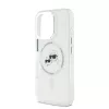  iPhone 16 Pro Max átlátszó Karl Lagerfeld IML K&CH Heads Metal Fra-3666339318154 4 kép