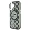  iPhone 16 Fekete Karl Lagerfeld IML Monogram K&CH Heads MagSafe tok-3666339318369 4 kép