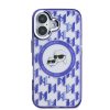Karl Lagerfeld IML Monogram K&CH Heads MagSafe tok iPhone 16-hoz lila-3666339318444 2 kép