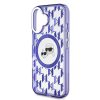 Karl Lagerfeld IML Monogram K&CH Heads MagSafe tok iPhone 16-hoz lila-3666339318444 4 kép