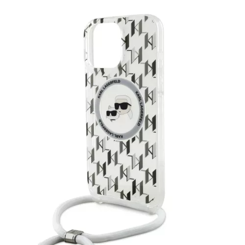  iPhone 16 Pro átlátszó Karl Lagerfeld IML Monogram Crossbody K&CH -3666339320508 3 kép