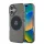 Mercedes PC/TPU Star Pattern MagSafe tok iPhone 16 Plus Fekete tok-3666339326333 1 kép