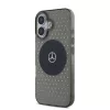 Mercedes PC/TPU Star Pattern MagSafe tok iPhone 16 Plus Fekete tok-3666339326333 3 kép