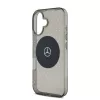Mercedes PC/TPU Star Pattern MagSafe tok iPhone 16 Plus Fekete tok-3666339326333 4 kép