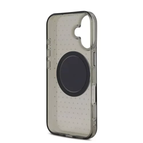 Mercedes PC/TPU Star Pattern MagSafe tok iPhone 16 Plus Fekete tok-3666339326333 5 kép