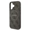  iPhone 16 Plus Barna Guess PU műbőr 4G színes gyűrű MagSafe tok-3666339327255 4 kép