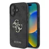  iPhone 16 Plus Szürke Guess PU 4G Fém Logós tok
