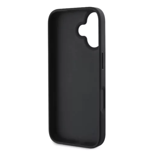  iPhone 16 Plus Szürke Guess PU 4G Fém Logós tok-3666339327538 5 kép
