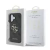  iPhone 16 Plus Szürke Guess PU 4G Fém Logós tok-3666339327538 6 kép