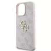  iPhone 16 Pro rózsaszín Guess PU 4G Metal Logo tok-3666339327668 4 kép