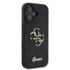 Guess PU Fixed Glitter 4G Metal Logo tok iPhone 16 készülékhez feke-3666339328443 2 kép