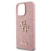 Guess PU Fixed Glitter 4G Metal Logo tok iPhone 16 Pro Max Pink-3666339328559 4 kép