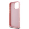 Guess PU Fixed Glitter 4G Metal Logo tok iPhone 16 Pro Max Pink-3666339328559 5 kép