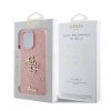 Guess PU Fixed Glitter 4G Metal Logo tok iPhone 16 Pro Max Pink-3666339328559 6 kép