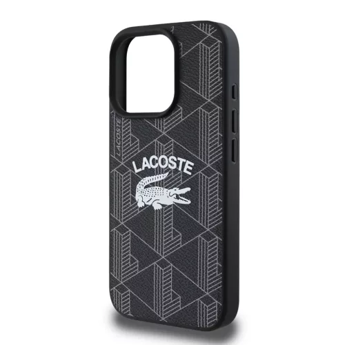  iPhone 16 Pro Fekete Lacoste Blend Monogram MagSafe tok-3666339330422 4 kép