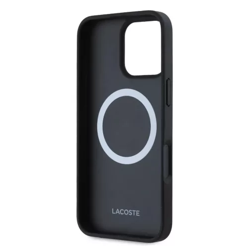  iPhone 16 Pro Fekete Lacoste Blend Monogram MagSafe tok-3666339330422 5 kép