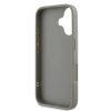 DKNY PU bőr steppelt logós tok iPhone 16 Plus szürke tok-3666339333553 5 kép