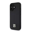  iPhone 16 Plus Fekete DKNY PU Bőr Ismétlődő Minta Stack Logo MagS-3666339333638 3 kép