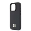  iPhone 16 Pro fekete DKNY PU bőr ismétlődő mintázatú logó MagS-3666339333645 4 kép